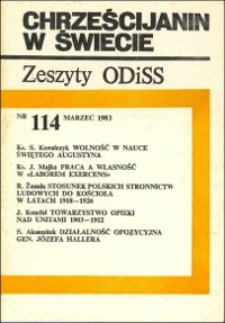 Stosunek polskich stronnictw ludowych do Kościoła w latach 1918-1926