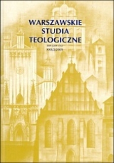 Warszawskie Studia Teologiczne. T. 24, [cz.] 1 (2011). Słowo wstępne