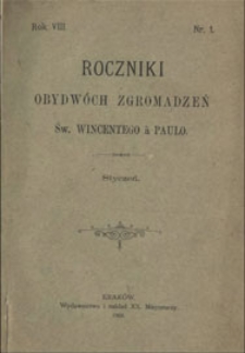 Roczniki Obydwóch Zgromadzeń św. Wincentego a Paulo. R. 11, nr 2 (1905)