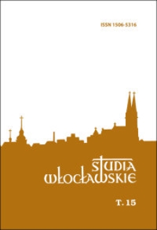 Studia Włocławskie. T. 15 (2013) - Table of contents