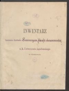 Biblioteka Akademii Teologii Katolickiej - Inwentarz Nr 6