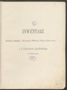 Biblioteka Akademii Teologii Katolickiej - Inwentarz Nr 9