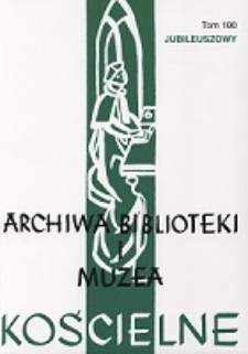 Książka i biblioteka w życiu średniowiecznych i staropolskich konwentów dominikańskich na przykładzie klasztorów środkowopolskich w świetle inwentarzy bibliotecznych