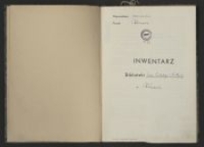 Biblioteka Akademii Teologii Katolickiej - Inwentarz Nr 24