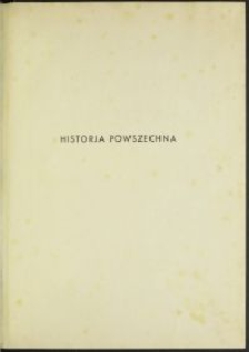 Historja powszechna. T. 2 [cz. 1]