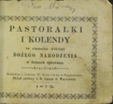 Pastorałki i kolendy w czasie świąt Bożego Narodzenia w domach śpiewane