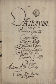 Offetorium de Pluribus Sanctis