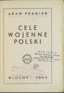 Cele wojenne Polski