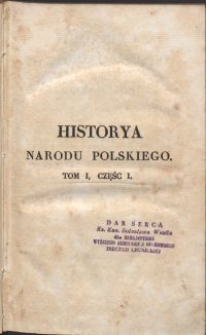Historya narodu polskiego. T. 1 \; cz. 1