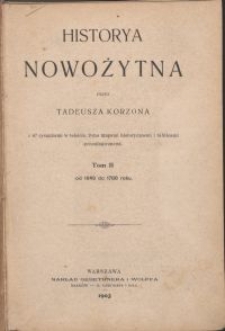 Historya nowożytna : od 1649 do 1788 roku. T. 2