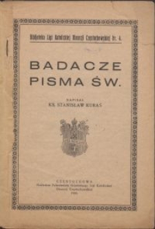 Badacze Pisma św