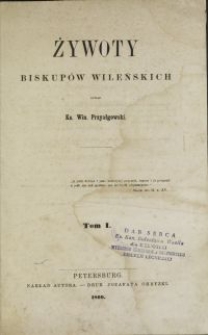 Żywoty biskupów wileńskich. T. 1-3