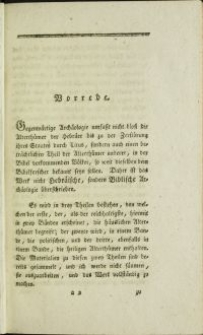 Johann Jahn [...] Biblische Archäologie. I. Theil, Häusliche Alterthümer. I. Band. Mit Kupfern