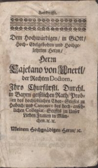 Die Statthalterschafft Christi : Das ist: Kurtze, doch wahrhafft- und wohlgegründete Abhandlung Von Göttlicher Einsetzung und bisheriger Nachfolge der Statthalter Christi auf Erden, nemlich der Römischen Päbste Leben, Lehren und Thaten, von dem heiligen Petro an, bis auf jetzige Zeiten, des [..] regierenden Römischen Pabsts, Innocenti des Dreyzehenden. Mit angehängter Beschreibung aller Päbstlichen Land- und Herrschafften [...] / Alles aus alten und neuen bewährtisten Geschicht-Schreiben [...] zusamm getragen Von Johann Joseph Pock [...]