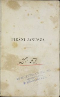 Pieśni Janusza : (1833-1846. T. 1-3