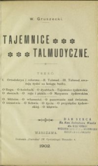 Tajemnice talmudyczne