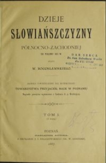 Dzieje słowiańszczyzny północno-zachodniej do połowy XIII w. T. 1