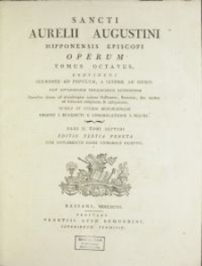 Sancti Aurelii Augustini