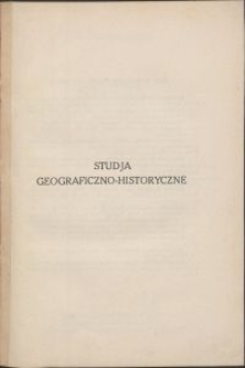 Studja geograficzno-historyczne