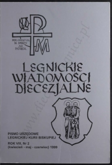 Legnickie Wiadomości Diecezjalne R. 8 (1999) nr 2