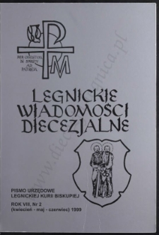 Legnickie Wiadomości Diecezjalne R. 8 (1999) nr 2