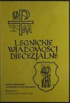 Legnickie Wiadomości Diecezjalne R. 9 (2000) nr 2