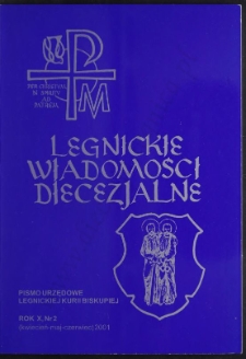 Legnickie Wiadomości Diecezjalne R. 10 (2001) nr 2