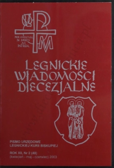 Legnickie Wiadomości Diecezjalne R. 12 (2003) nr 2