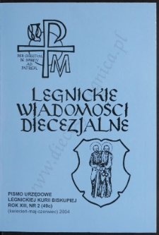 Legnickie Wiadomości Diecezjalne R. 13 (2004) nr 2