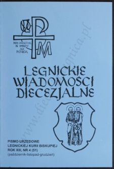 Legnickie Wiadomości Diecezjalne R. 13 (2004) nr 4