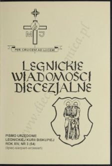 Legnickie Wiadomości Diecezjalne R. 14 (2005) nr 3