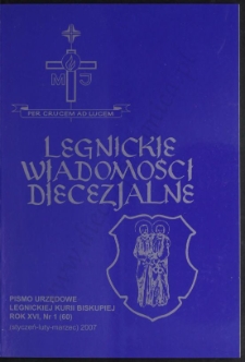 Legnickie Wiadomości Diecezjalne R. 16 (2007) nr 1