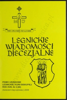 Legnickie Wiadomości Diecezjalne R. 18 (2009) nr 2