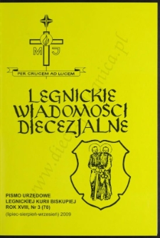 Legnickie Wiadomości Diecezjalne R. 18 (2009) nr 3
