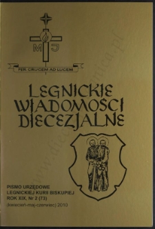 Legnickie Wiadomości Diecezjalne R. 19 (2010) nr 2