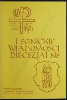 Legnickie Wiadomości Diecezjalne R. 3 (1994) nr 2