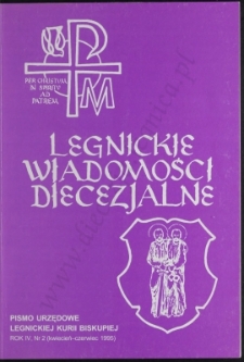 Legnickie Wiadomości Diecezjalne R. 4 (1995) nr 2