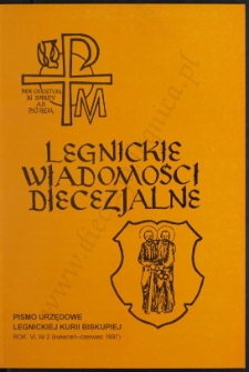 Legnickie Wiadomości Diecezjalne R. 6 (1997) nr 2