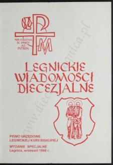 Legnickie Wiadomości Diecezjalne (1998) Wydanie specjalne
