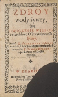 Zdroy wody żywey