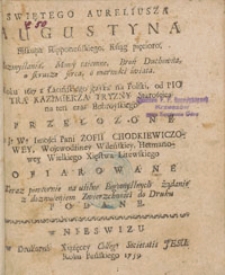 Świętego Aureliusza Augustyna