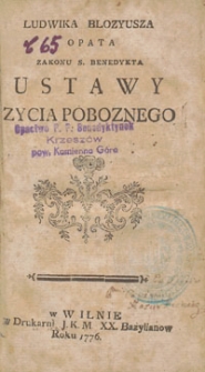 Ustawy życia poboznego