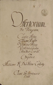 Offertorium De Tempore