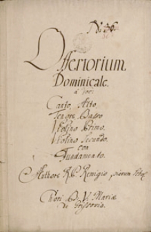 Offertorium Dominicale a Vor: Canto Alto ...