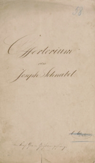 Offertorium von Joseph Schnabel