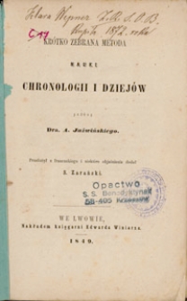 Krótko zebrana metoda nauki chronologii I dziejów