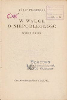 W Walce o Niepodległość