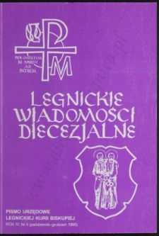 Legnickie Wiadomości Diecezjalne R. 4 (1995) nr 4