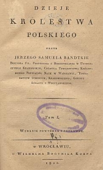 Dzieje Królestwa Polskiego. T. 1
