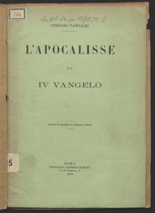 L'apocalisse e il IV vangelo